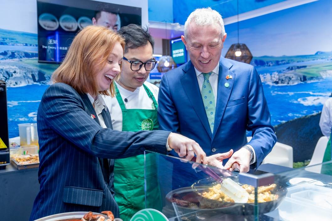 爱尔兰食品局亮相亚洲最大海鲜博览会 展示爱尔兰海鲜出口新成就